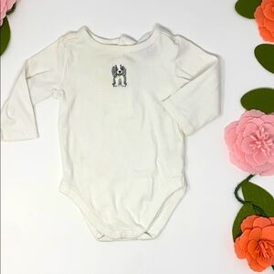 Janie and Jack Dog onesie 0-3 months